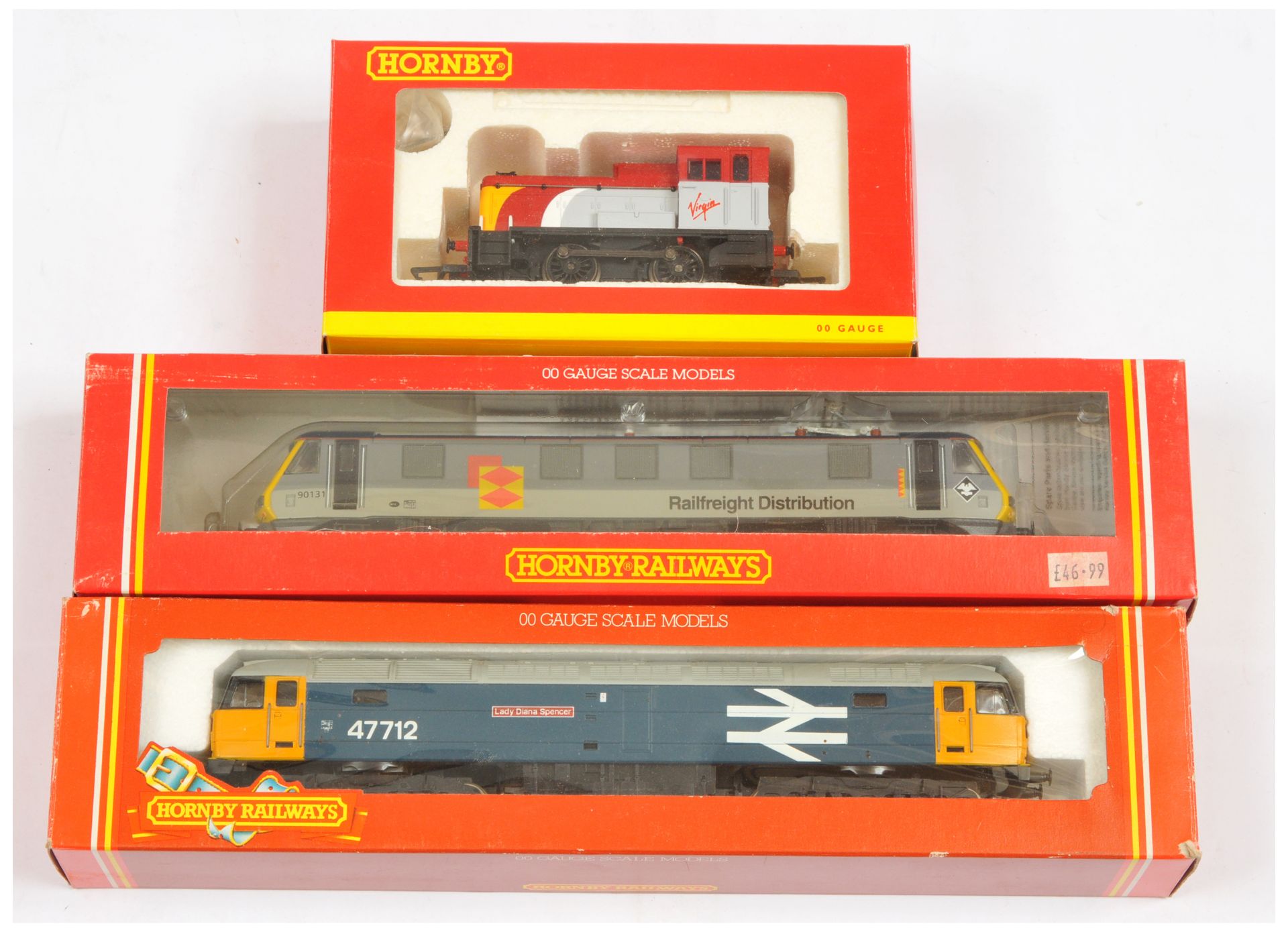 Hornby OO Group of 3x Diesel & Electric loco's. 