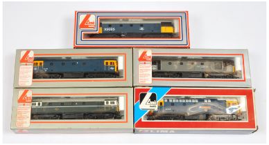 Lima OO Group of 5x Class 33 Diesel Loco's.