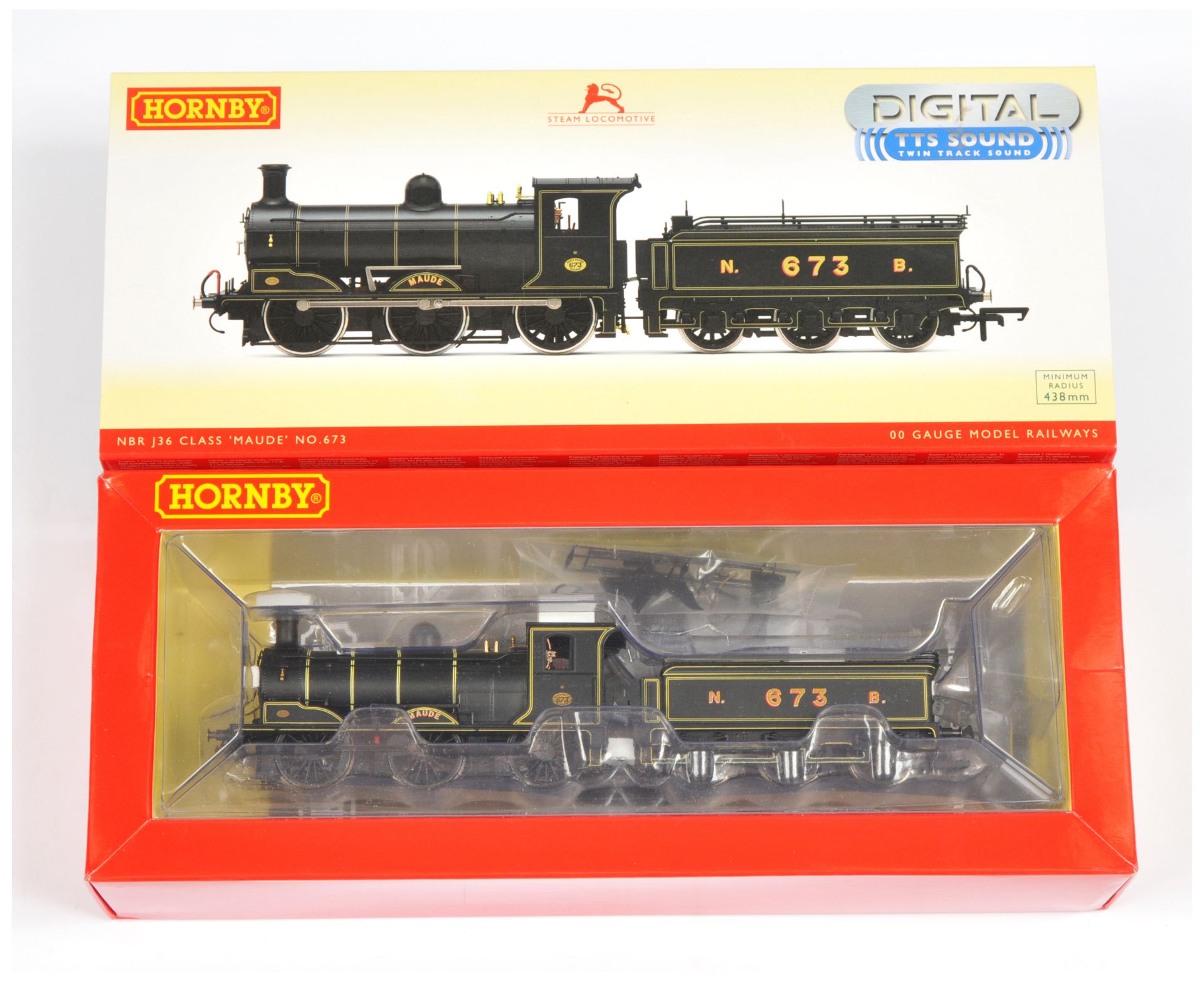 Hornby (China) R3600TTS 0-6-0 Loco and Tender NBR (North British Railway) Class J36 'Maude' No.67...