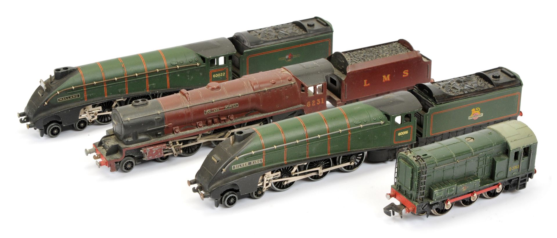 Hornby Dublo group of 3-rail Steam and Diesel Locomotives to include 