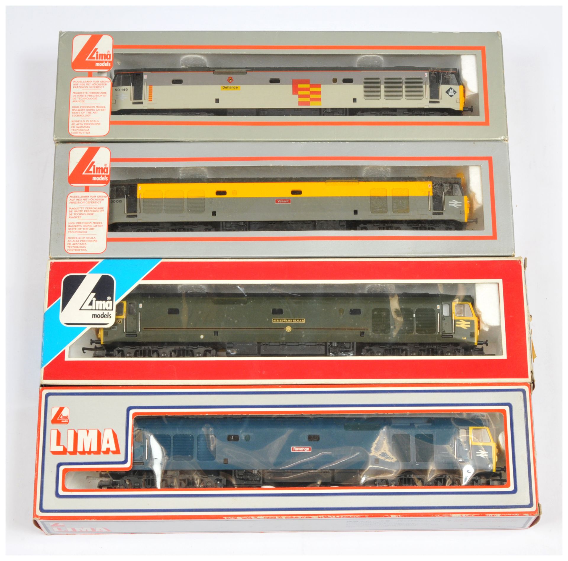 Lima OO Group of 4x Class 50 Diesel loco's. 