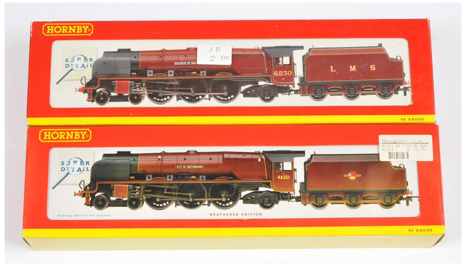 Hornby (China) pair of Duchess Class Steam Locomotives comprising of