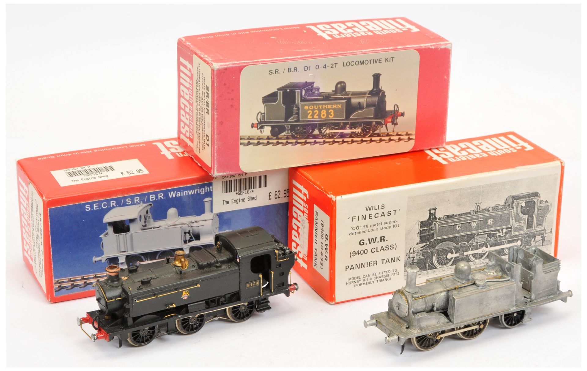 Wills Finecast OO Gauge group of Kitbuilt Locomotives comprising of 