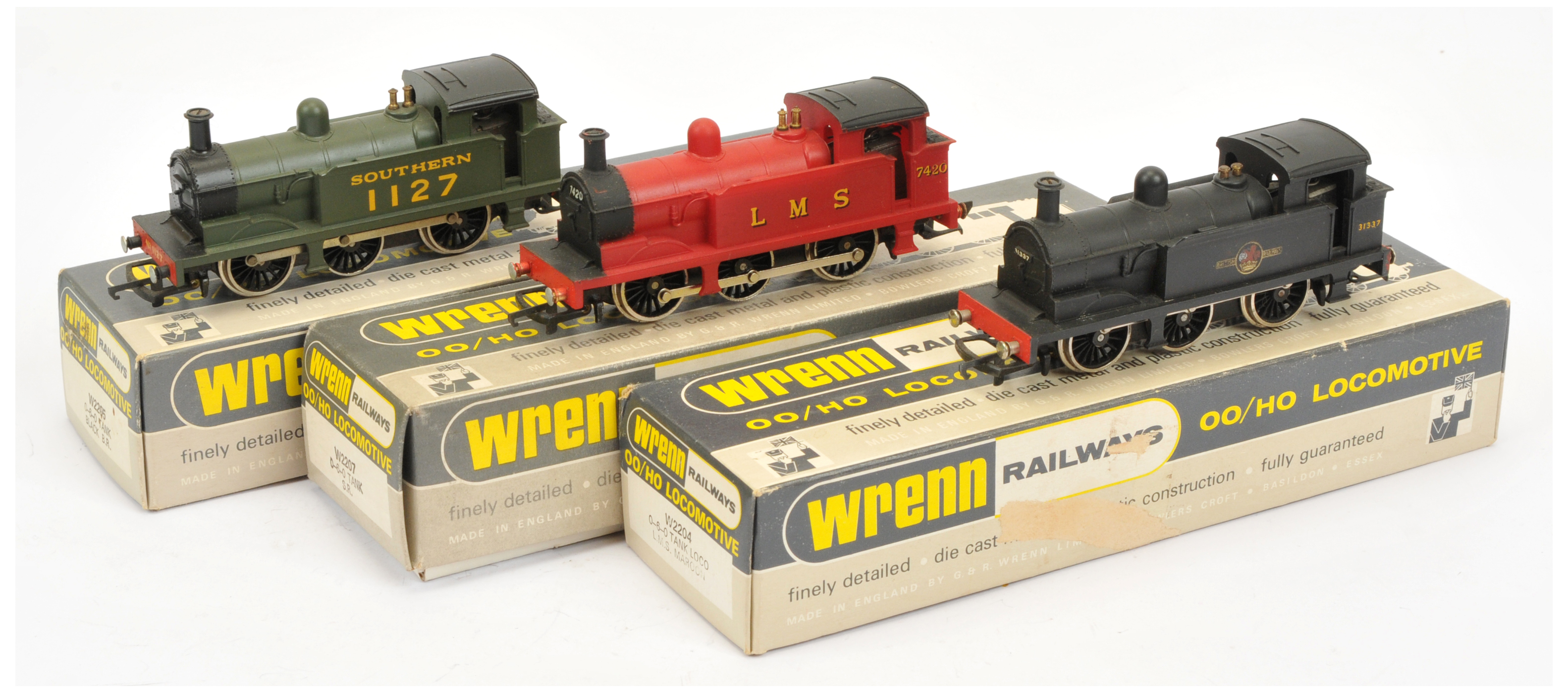 Wrenn group of 0-6-0 Tank Locomotives comprising of 