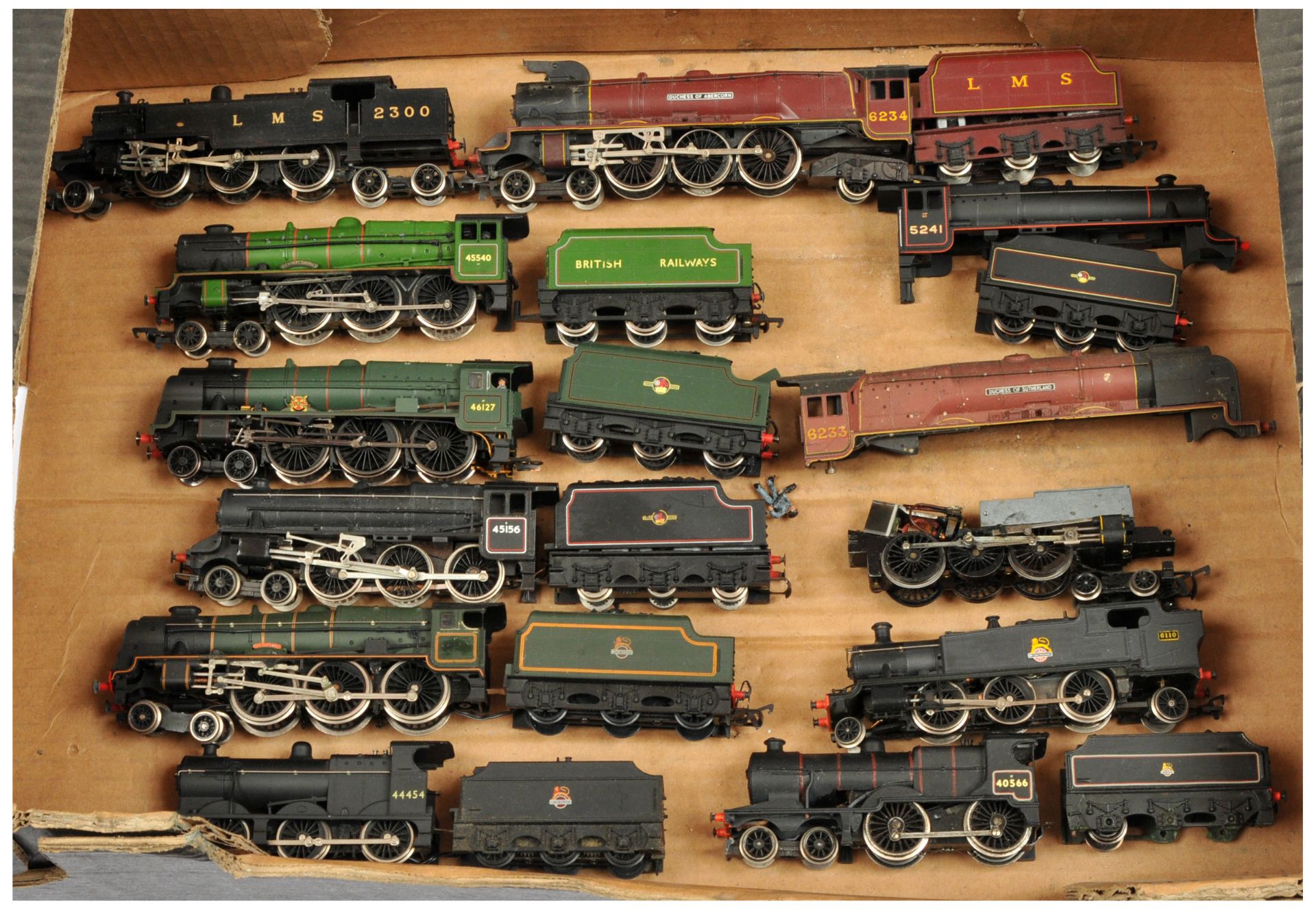 Hornby, Airfix, Mainline & others, group of OO unboxed loco's.