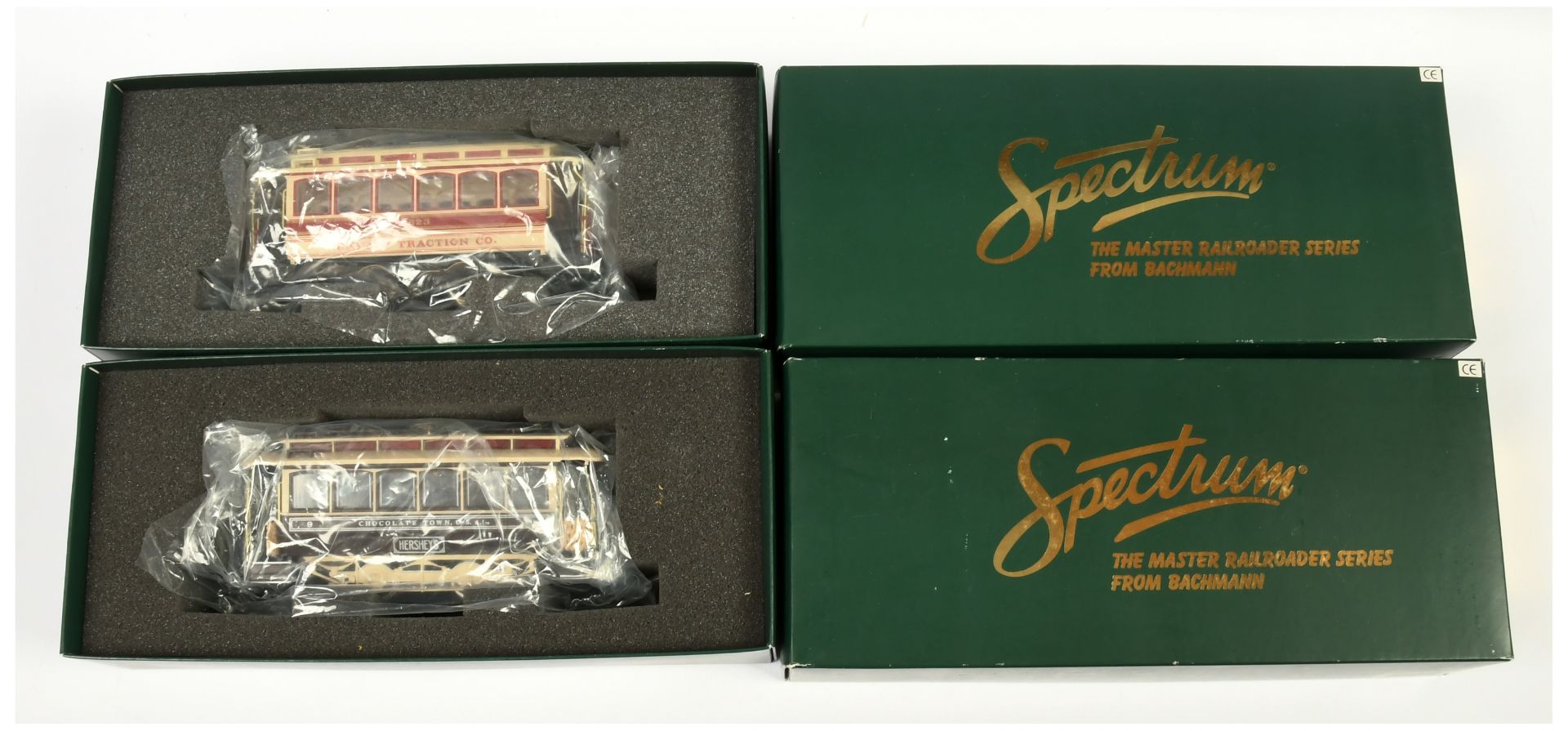 Bachmann Spectrum Pair of boxed Street Cars 25155 & 25128