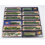 Bachmann OO Group of 12x SR Southern Coaches. 