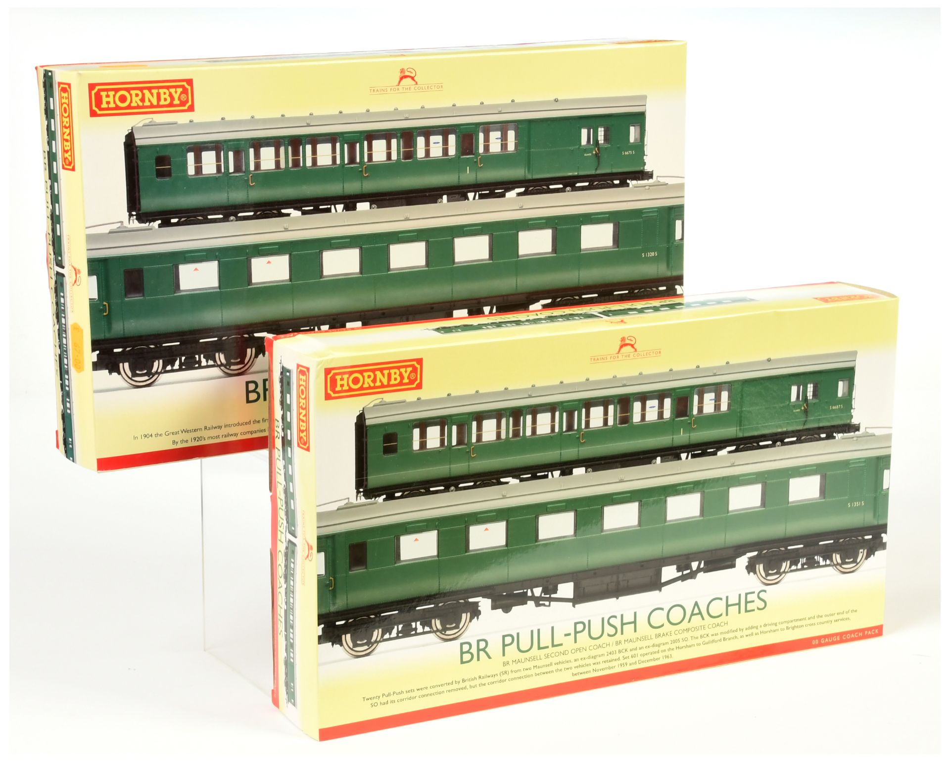 Hornby (China) pair of BR Pull-Push Coach Pack comprising of 