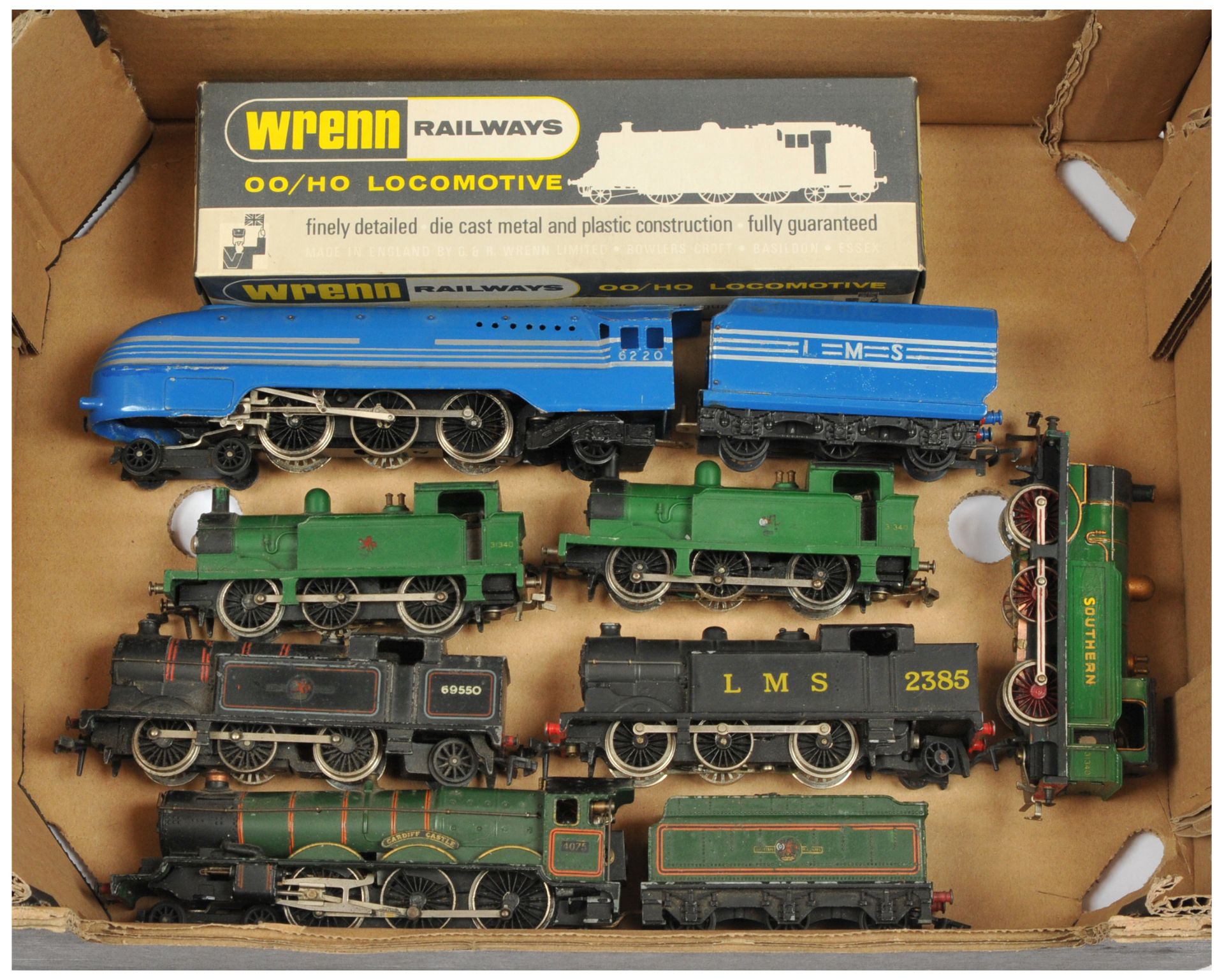 Hornby Dublo & Wrenn. Group of unboxed loco's. 