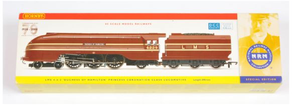 Hornby (China) R2689 (NRM Special Edition) 4-6-2 LMS maroon and gold Streamlined Princess Coronat...