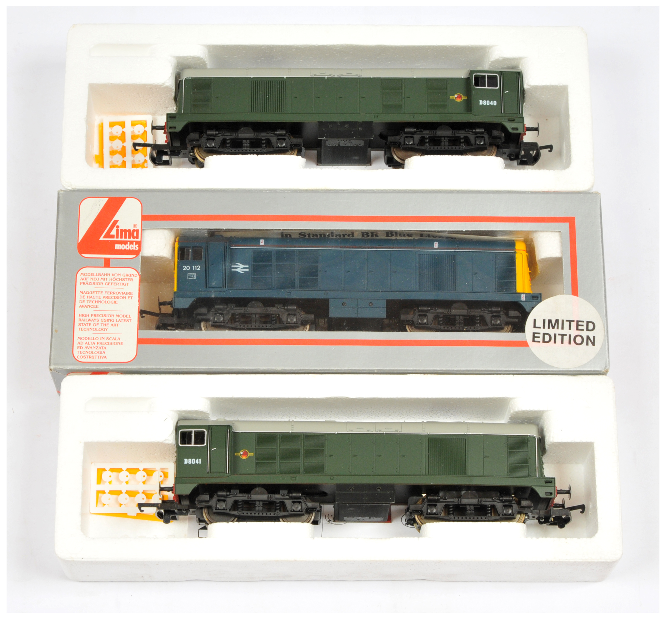 Lima OO Group of 3x Ltd Edition Class 20 Diesel Loco's.  - Image 2 of 2