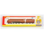 Hornby (China) R2689 Special Edition 4-6-2 LMS maroon and gold Streamlined Princess Coronation Cl...