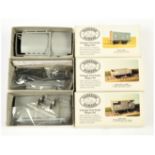 Parkside Dundas O gauge 3x wagon kits.