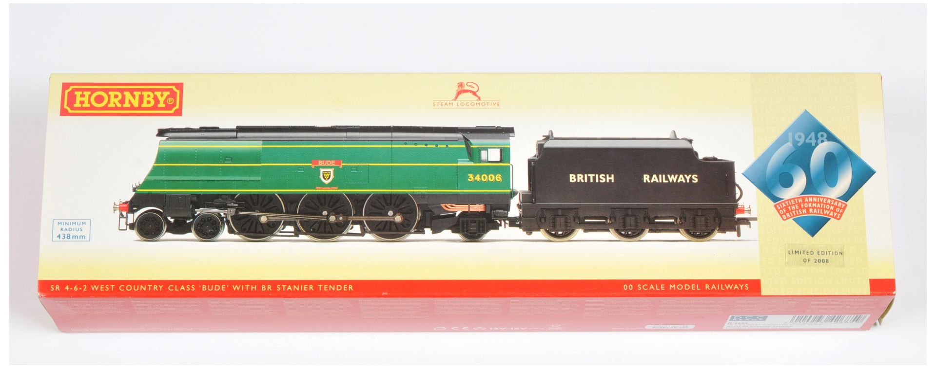 Hornby (China) R2685 (Limited Edition) 4-6-2 SR West Country Class Steam Locomotive No. 34006 "Bu...