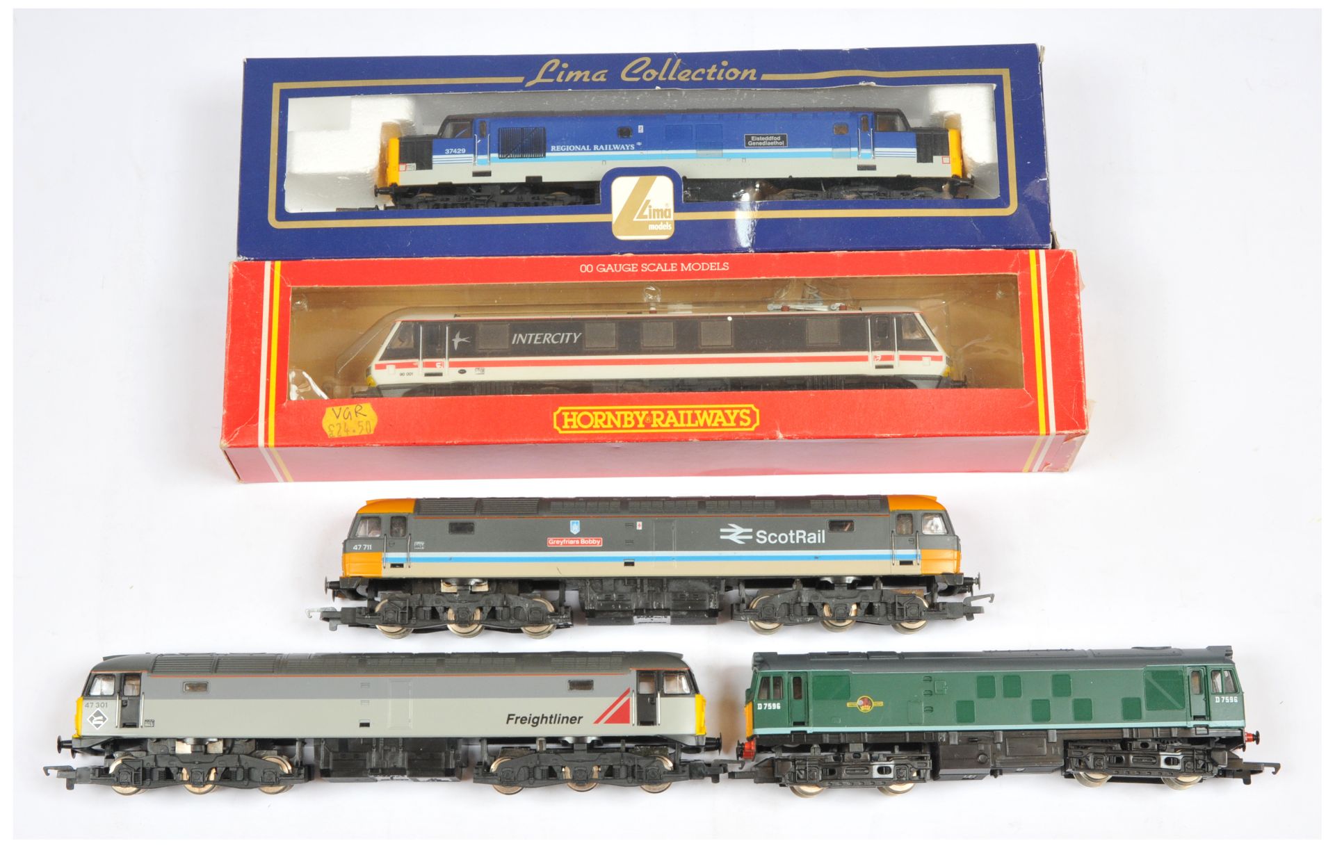 Hornby & lima OO Group of boxed & unboxed Diesel Loco's. 