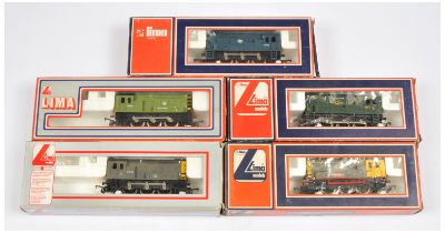 Lima OO Group of 5x Class 8 Diesel Shunters.