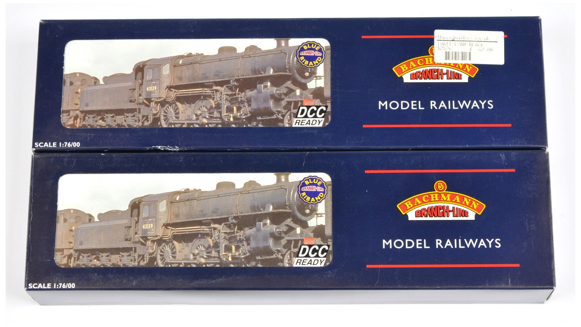 Bachmann OO Pair of LMS & BR Steam Loco's 32-575 & 32-576