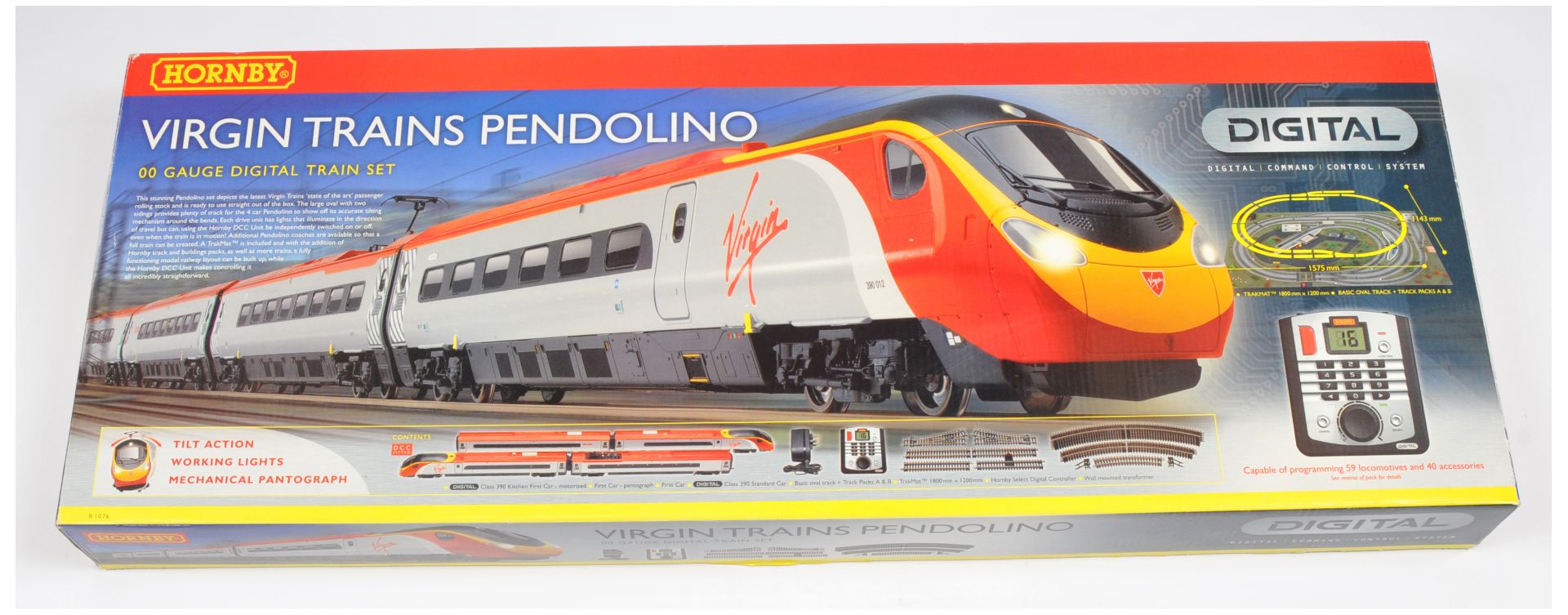 Hornby (China) R1076 (Digital) "Virgin Trains Pendolino" Train set