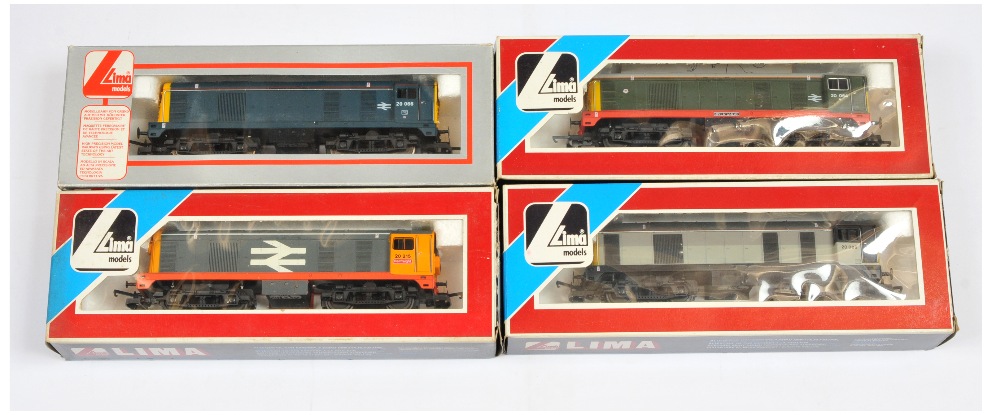 Lima OO Group of 4x Class 20 Diesel Loco's. 