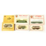 Bachmann HO Group of 5x Sigle deck Trolley / Cable Cars. 