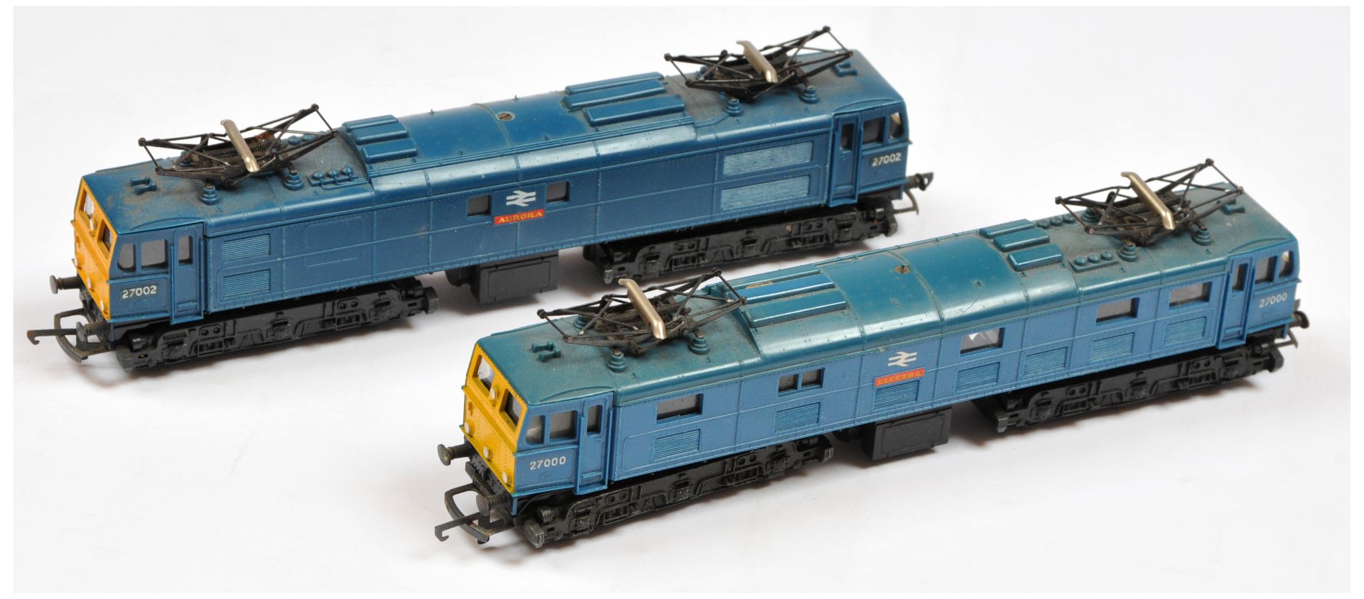 Triang Hornby R351 Pair of BR Blue Overhead Electric Loco's.