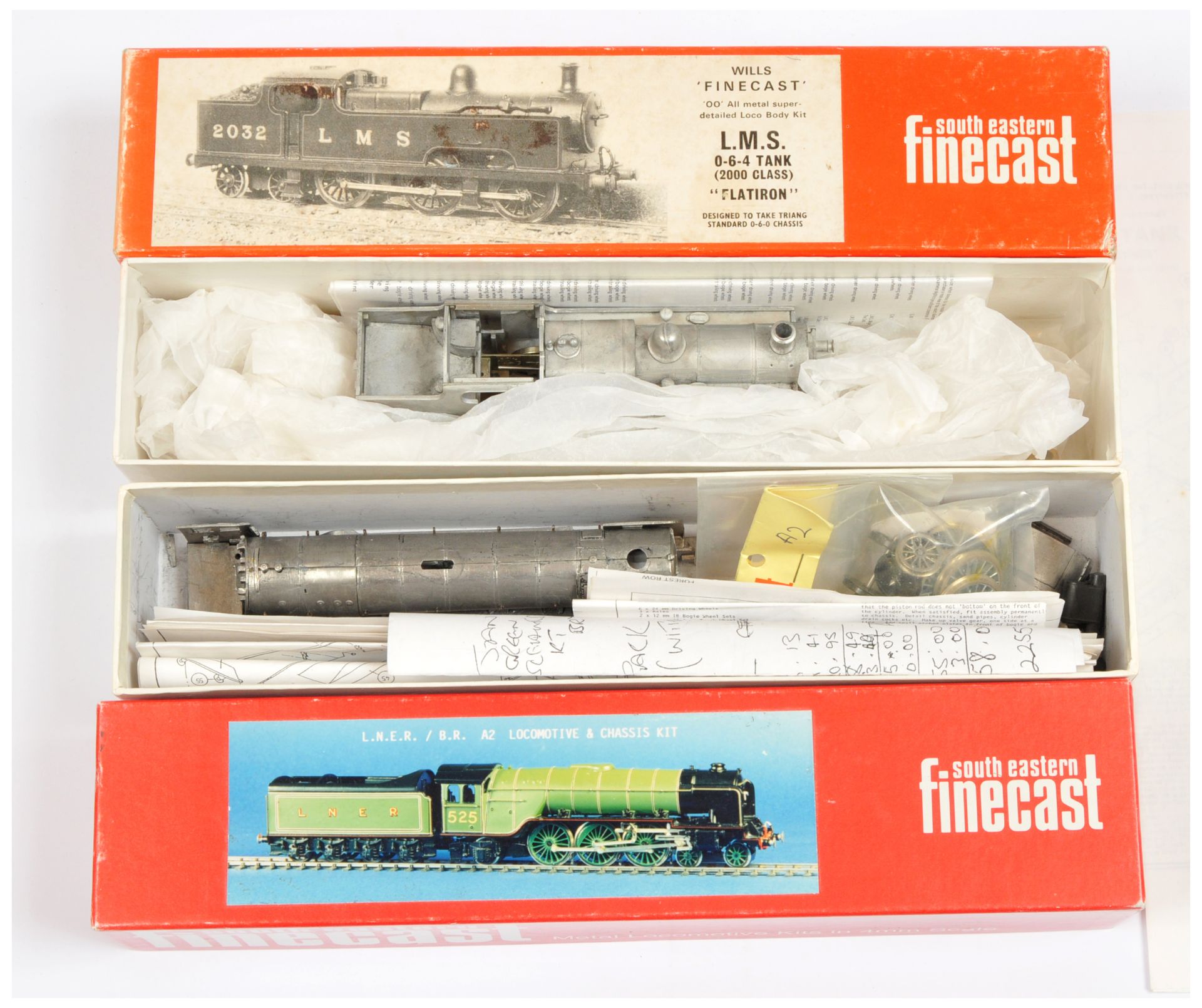 Wills Finecast OO Gauge pair of part built kits comprising of 
