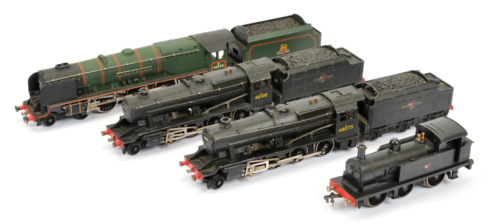Hornby Dublo unboxed group of 2-rail Steam Locomotives to include 