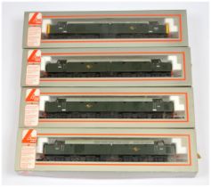 Lima OO Group of 4x BR Green Class 40 Diesel Loco's.