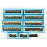 Airfix OO Group of Steam loco's & coaches.