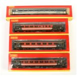 Hornby China OO Group of Great Western & Virgin Coaches.