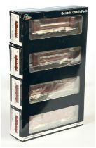 Hattons OO Gauge H4-46Pack-401L SE&CR Genesis Coach Pack with working lights
