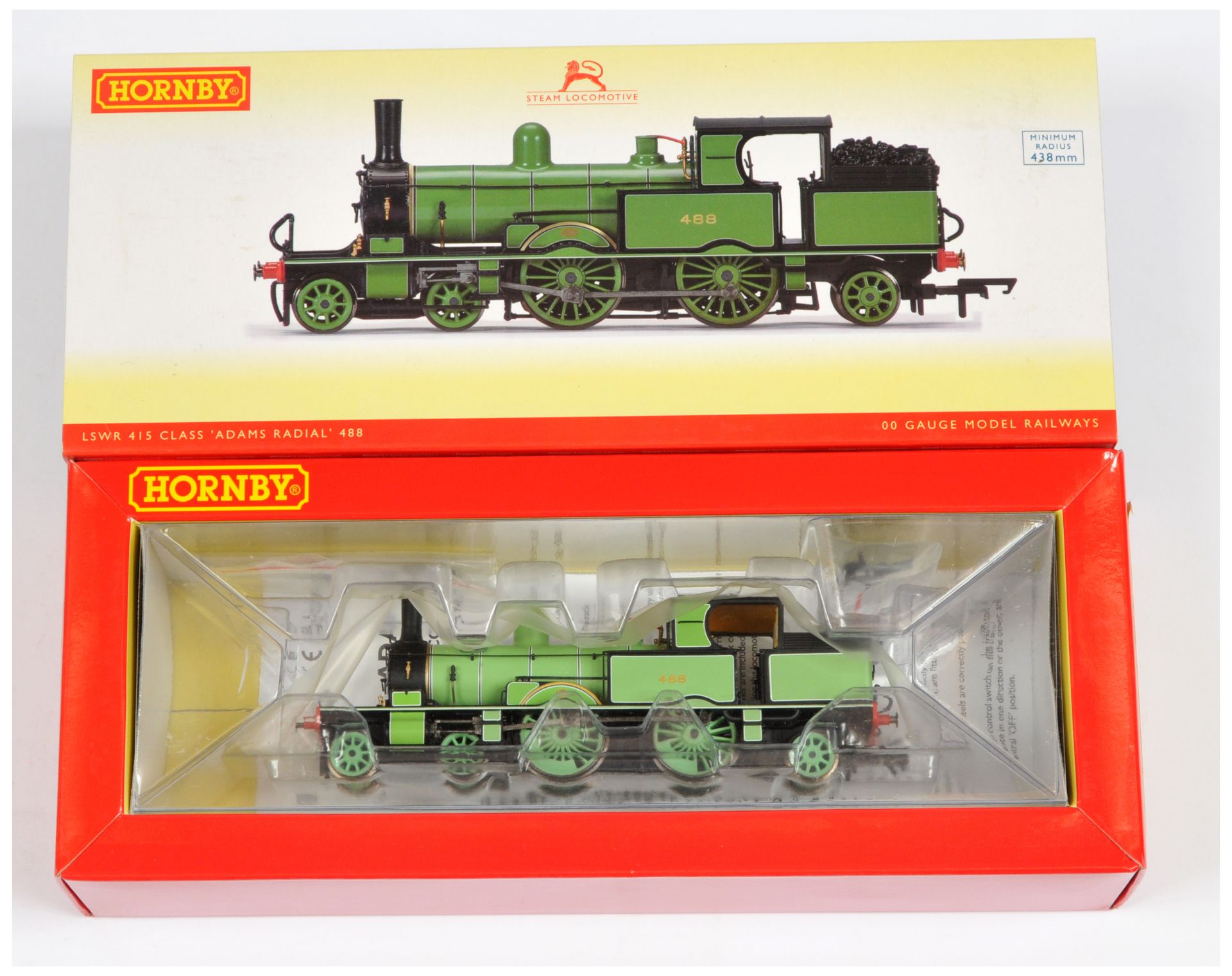 Hornby (China) R3335 4-4-2 LSWR Steam Tank Locomotive No. 488 "Adams Radial"