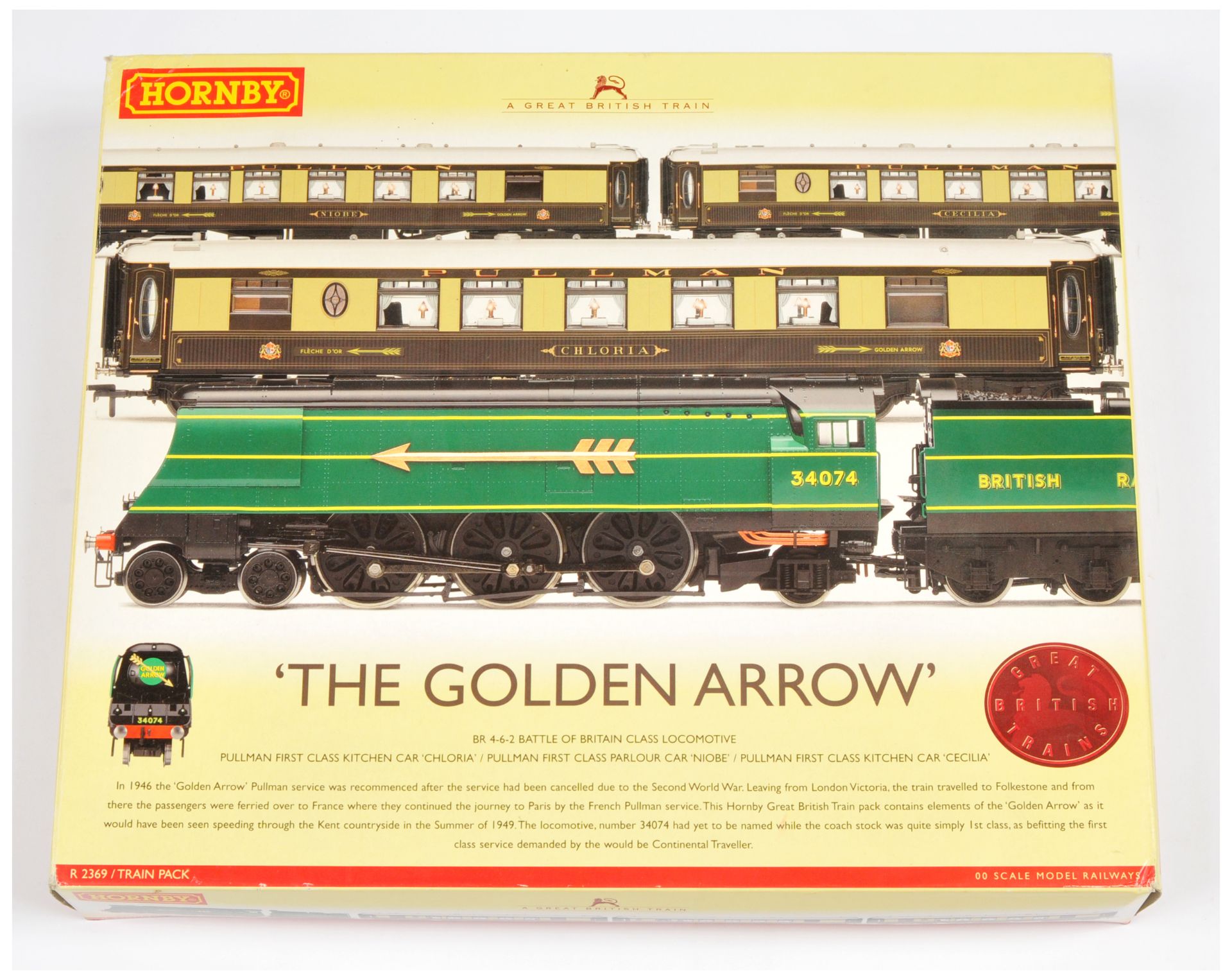 Hornby (China) R2369 "The Golden Arrow" Train pack
