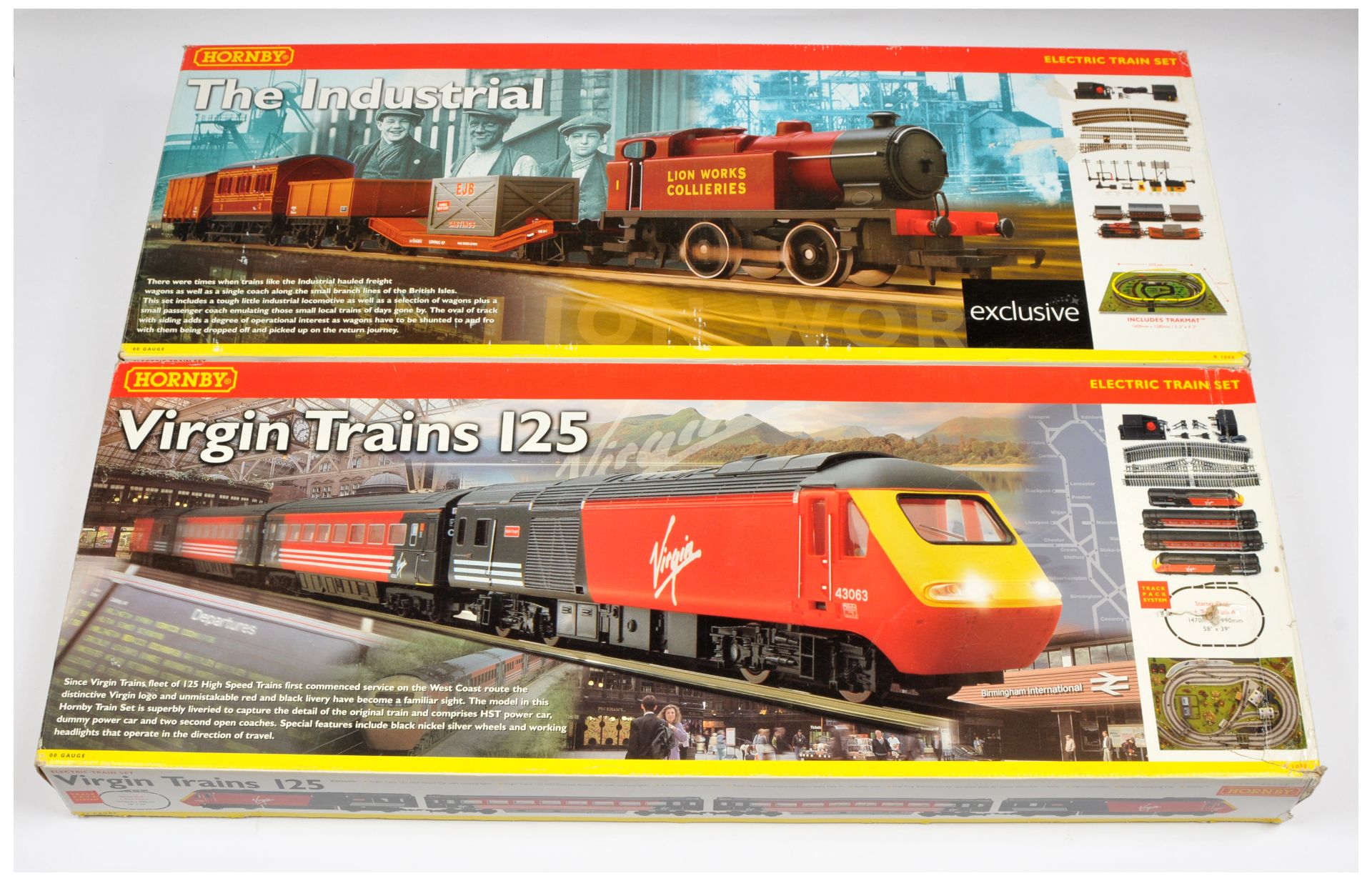 Hornby (China) pair of Train Sets comprising of 