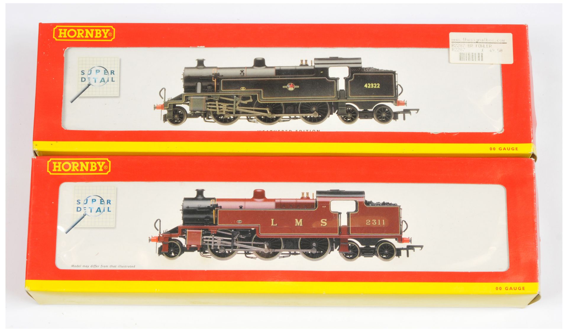 Hornby (China) pair of Fowler 4P Class Steam Locomotives comprising of 