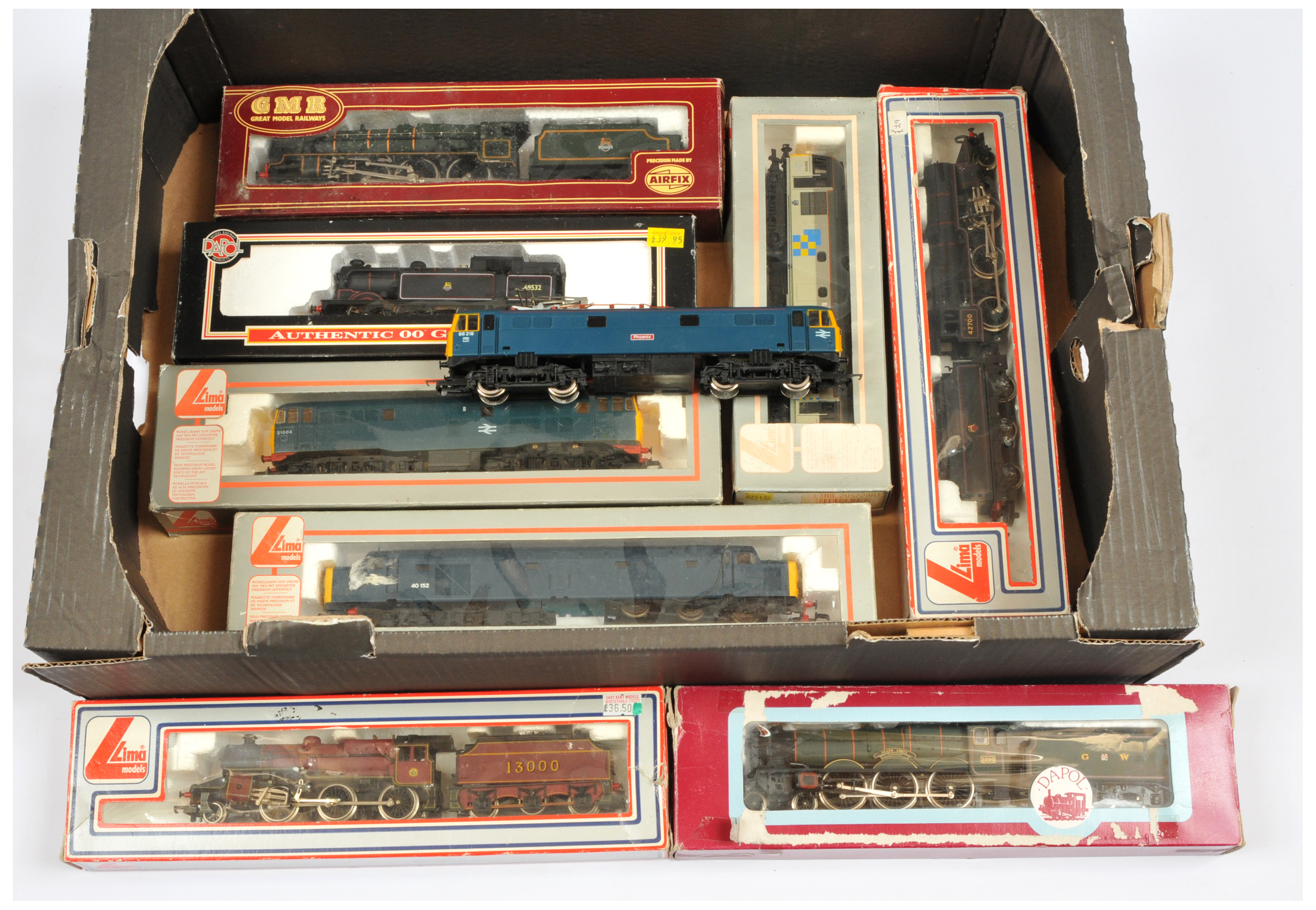 Hornby, Dapol, Lima, GMR Steam & Diesel Loco's. 