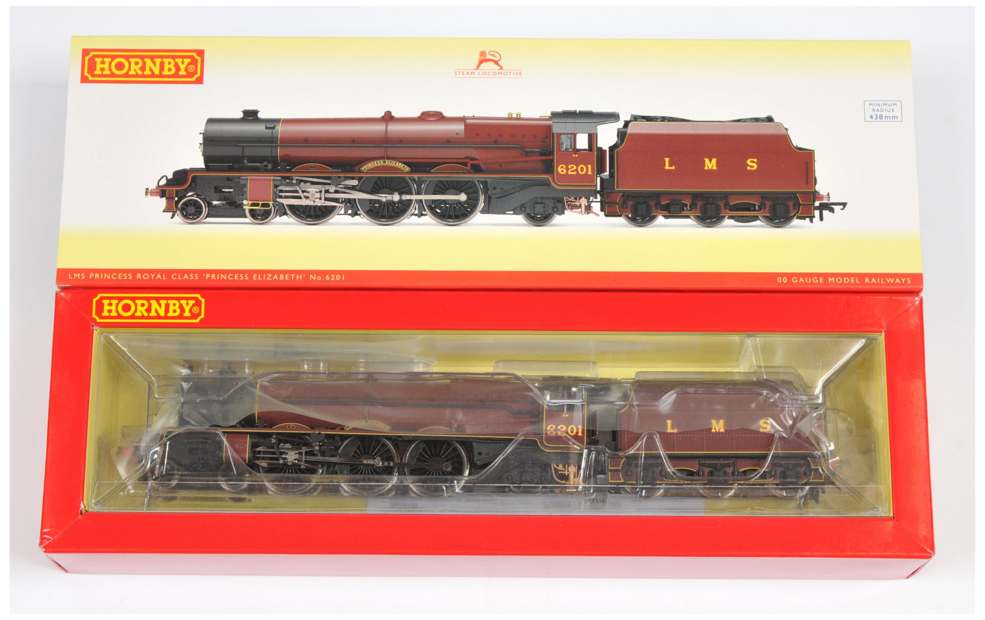 Hornby (China) R3709 4-6-2 LMS Princess Royal Class Steam Locomotive No. 6201 "Princess Elizabeth"