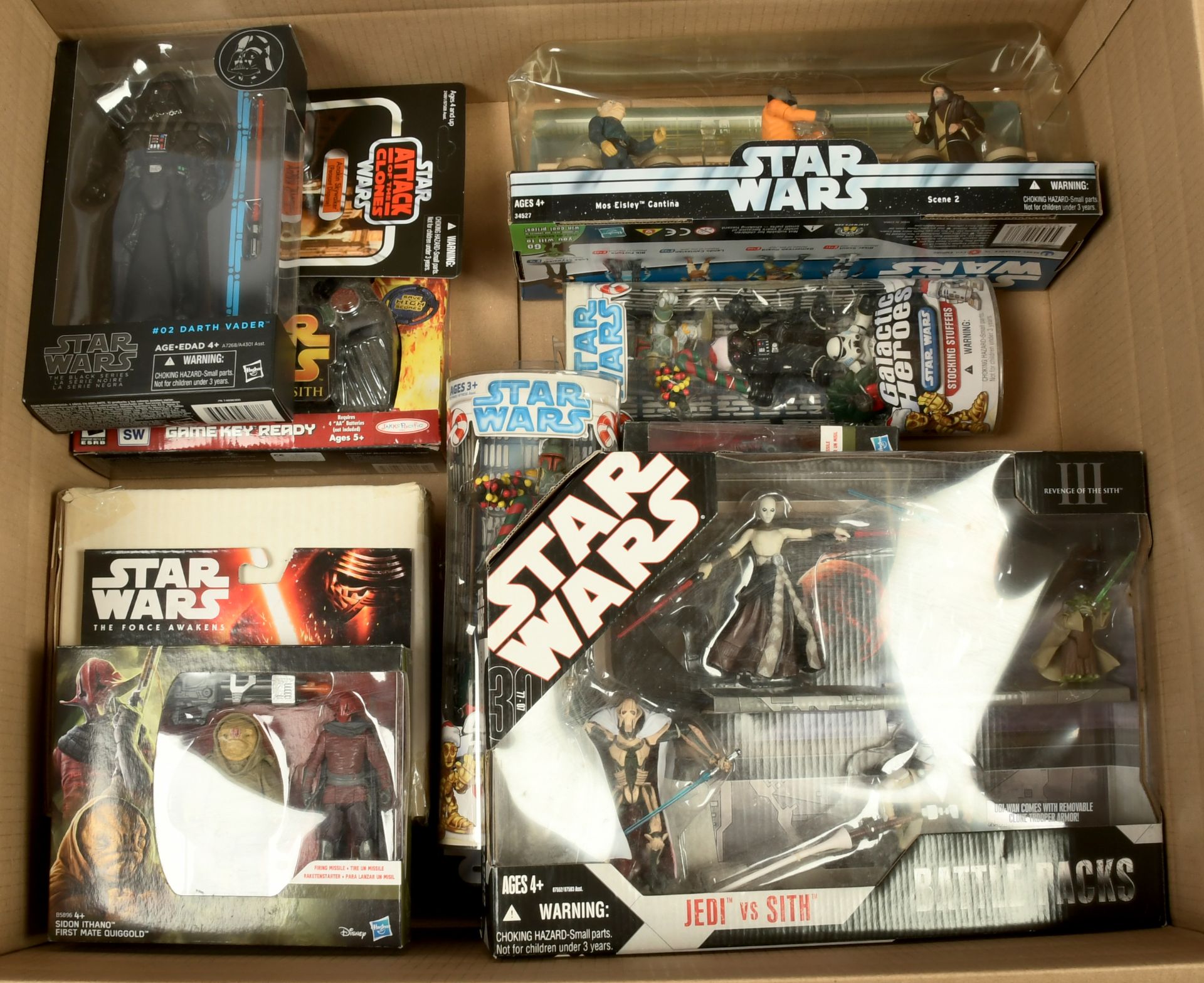 Hasbro Star Wars quantity of modern collectables