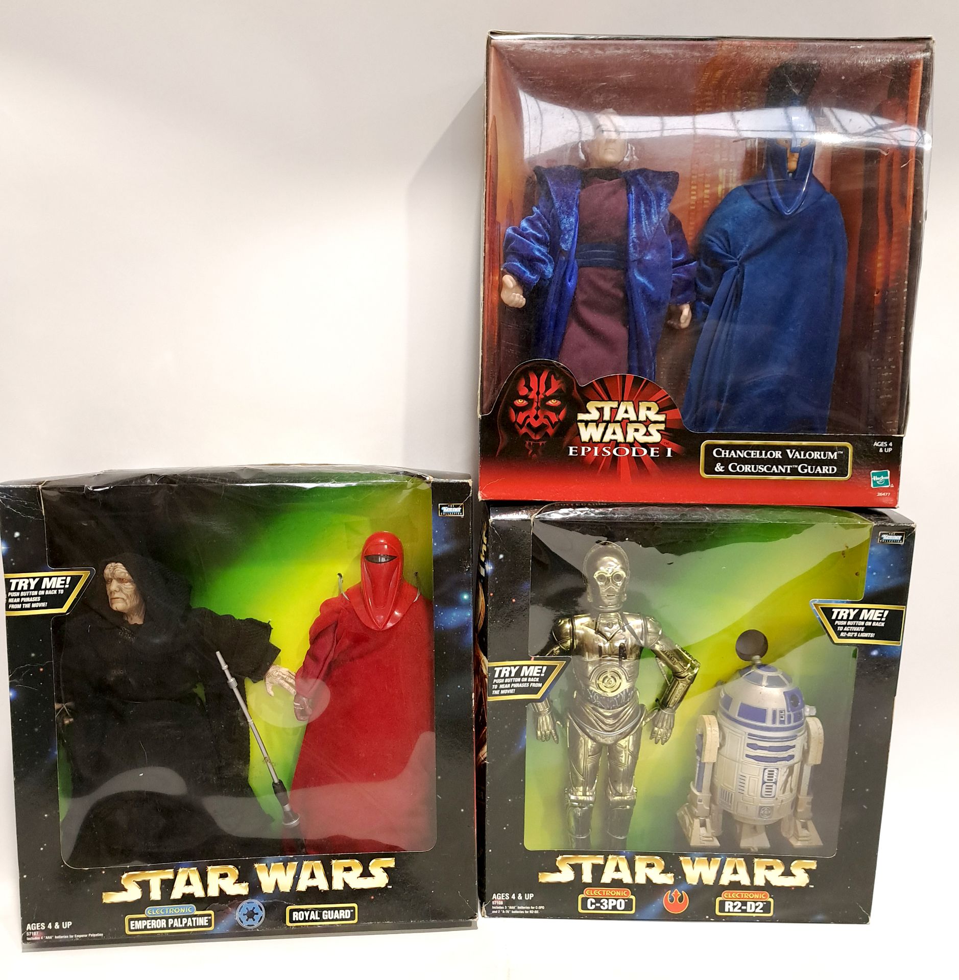 Hasbro/Kenner Star Wars 12" Action Figure Duo Packs x3