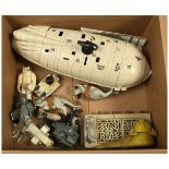 Selection of Kenner Star Wars vintage vehicles & creatures