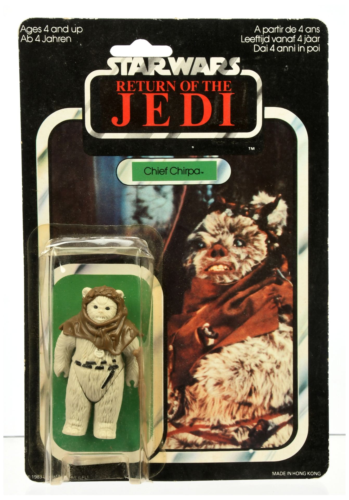 Palitoy Star Wars vintage Return of the Jedi Chief Chirpa 3 3/4" figure