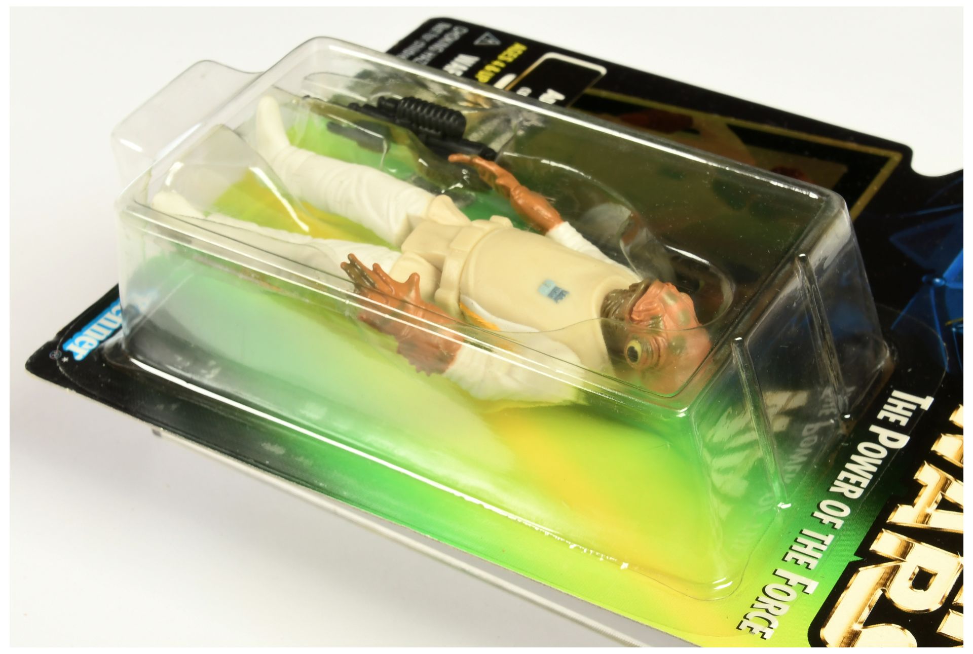 Kenner Star Wars The Power of the Force Green card Admiral Ackbar 3 3/4" signed figure - Image 4 of 4