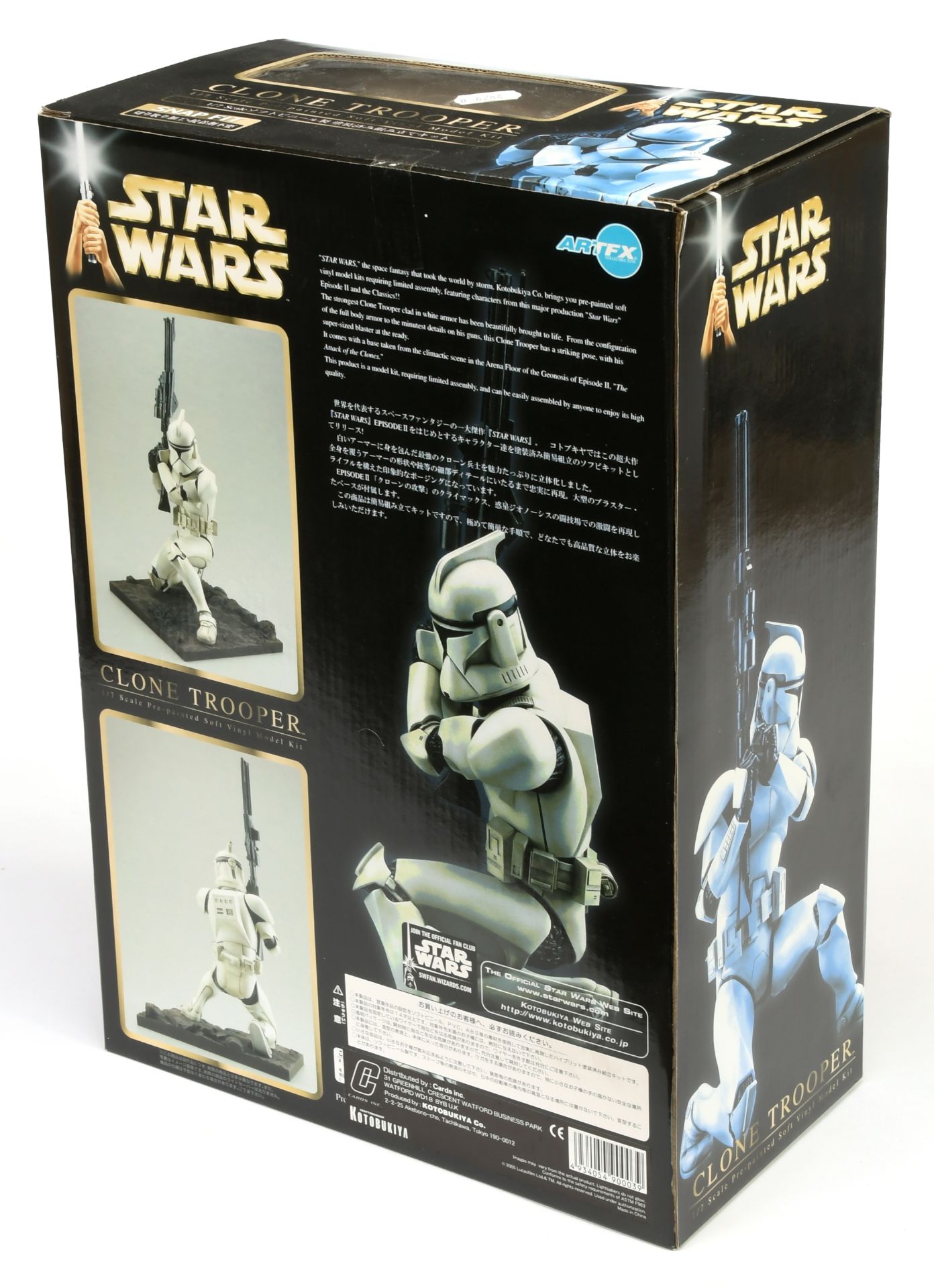 Kotobukiya ARTFX Star Wars Clone Trooper 1:7 scale pre-painted soft vinyl model kit snap fit statue - Bild 2 aus 2