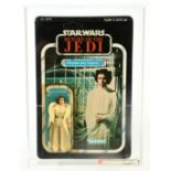 Kenner Star Wars vintage Return of the Jedi Princess Leia Organa 3 3/4" figure, AFA Graded 85 Y-NM+