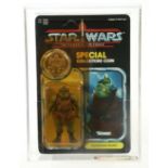 Kenner Star Wars vintage The Power of the Force Gamorrean Guard 3 3/4" figure, AFA Graded 80 Y-NM