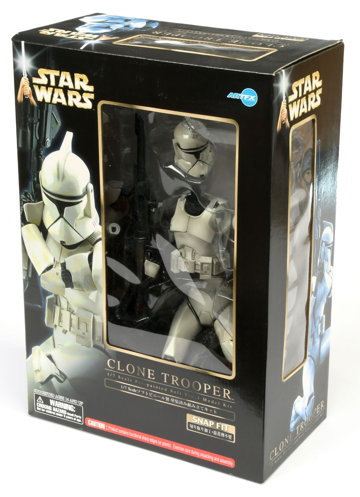 Kotobukiya ARTFX Star Wars Clone Trooper 1:7 scale pre-painted soft vinyl model kit snap fit statue