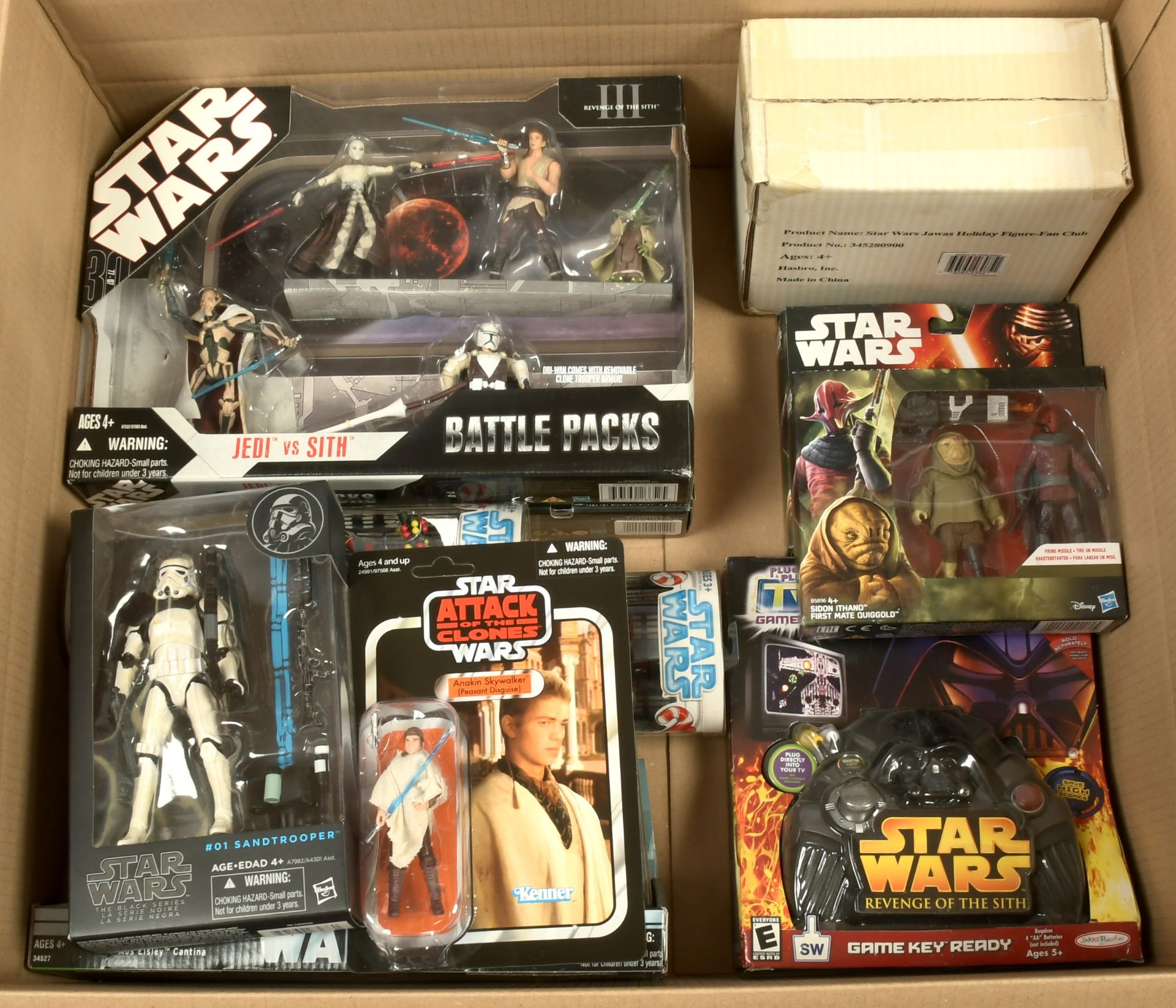 Hasbro Star Wars quantity of modern collectables