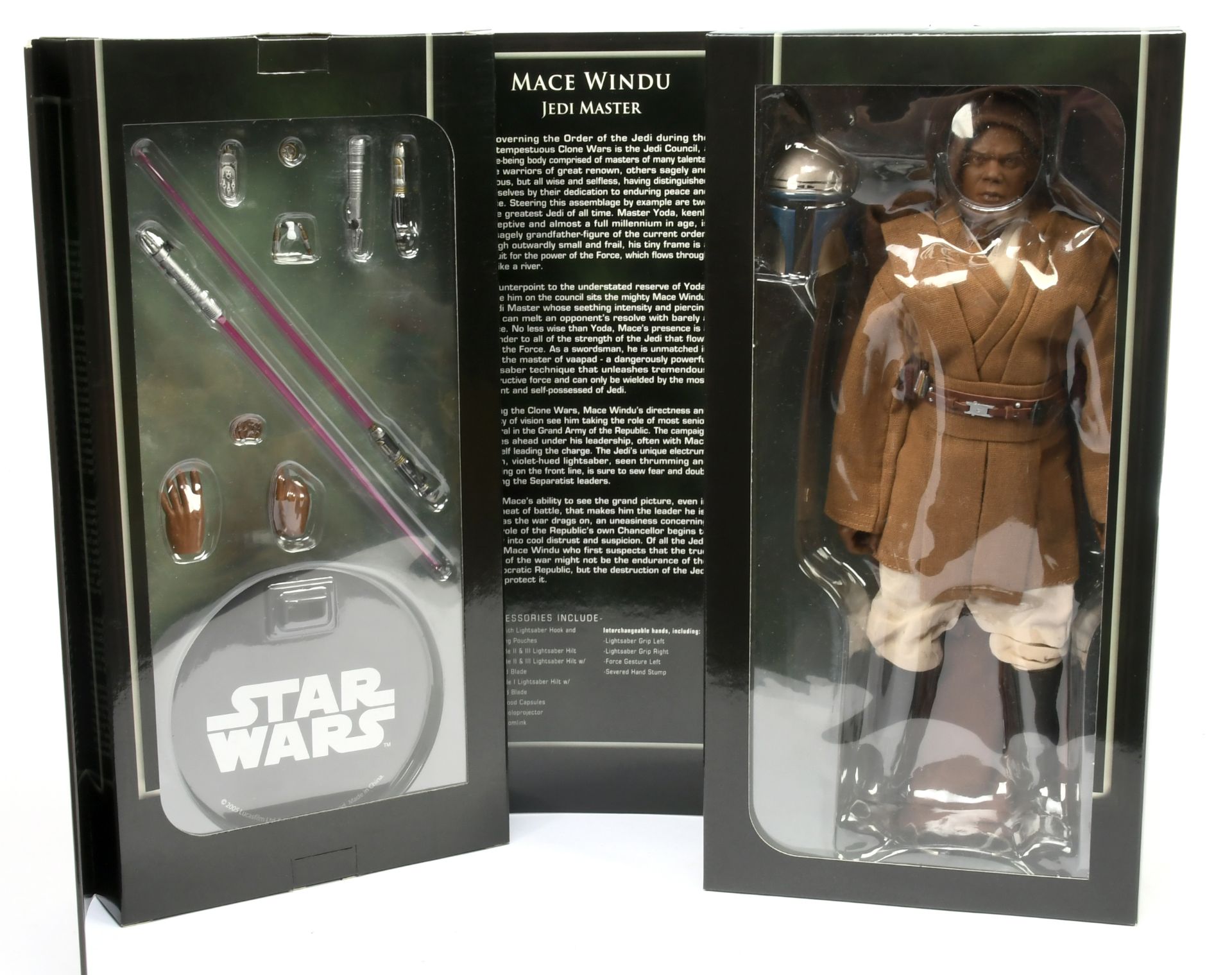 Sideshow Exclusive Star Wars Mace Windu 1:6th scale figure, Mint UNUSED, within Excellent packaging.