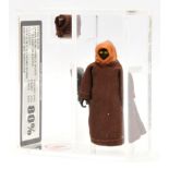 Lili Ledy Star Wars vintage Jawa removable hood 3 3/4" figure, UKG Graded 80%