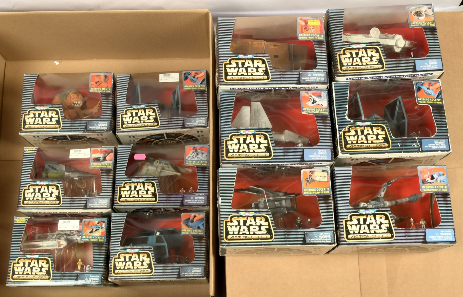 Galoob Star Wars Action Fleet Vehicle and figure sets x 12